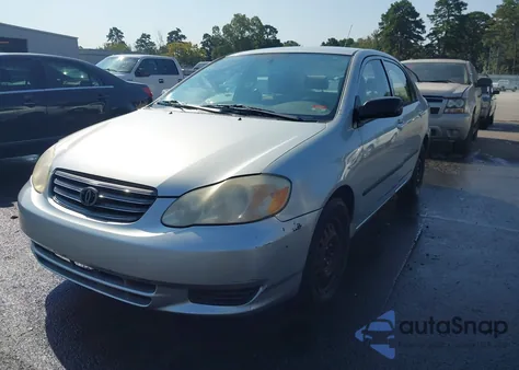 2004 Toyota Corolla Ce из США, поврежденный, VIN JTDBR32E542043154